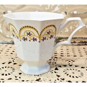 Set of 4 MCM Independence Ironstone China Japan Octagonal Tea Cup